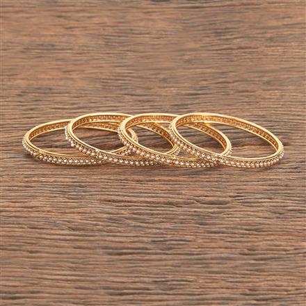Antique Moti Bangles With Gold Plating