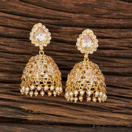 Antique Jhumki With Gold Plating