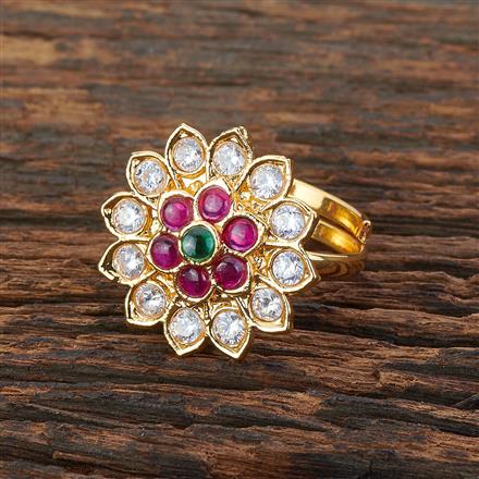 Antique Adjustable Ring With Gold Plating