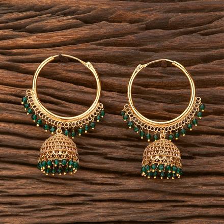 Antique Jhumki With Gold Plating