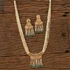 Antique Mala Pendant set with gold plating