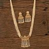 Antique Mala Pendant set with gold plating