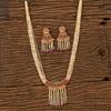 Antique Mala Pendant set with gold plating