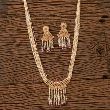 Antique Mala Pendant set with gold plating