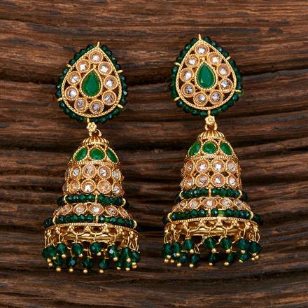 Antique Jhumki With Gold Plating