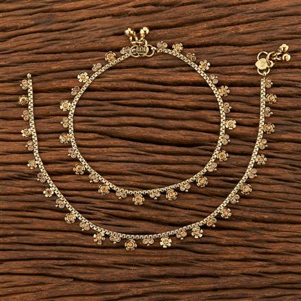 Buy Antique Delicate Payal With Mehndi Plating 212944 | Kanhai Jewels