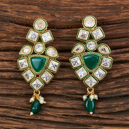 Antique Meenakari Earring With Gold Plating