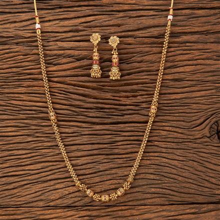 Antique Mala Necklace With Gold Plating