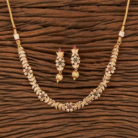 Antique Delicate Necklace With Gold Plating