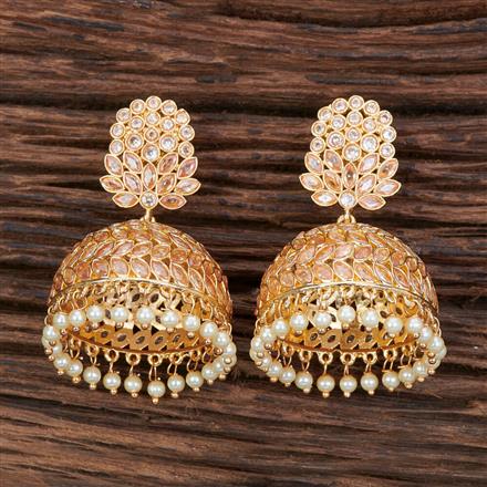 Antique Moti Earring With Gold Plating