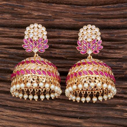 Antique Moti Earring With Gold Plating