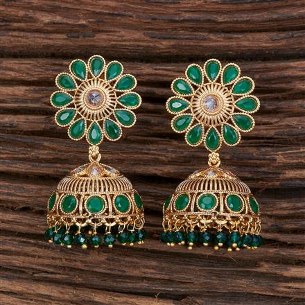 Antique Moti Earring With Gold Plating