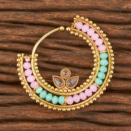 Antique Pressing Nose Ring With Gold Plating