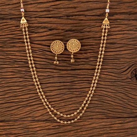 Antique Mala Necklace With Gold Plating