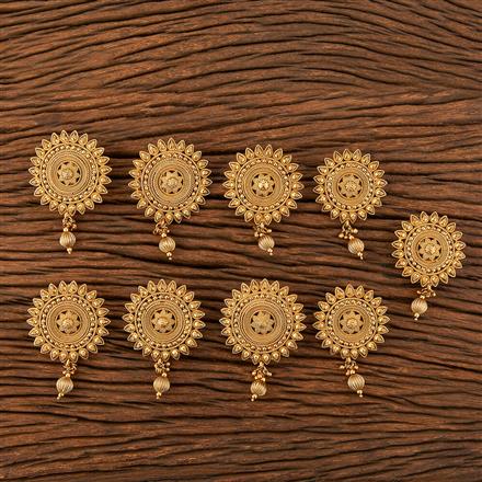 Antique Classic Hair Brooch With Gold Plating