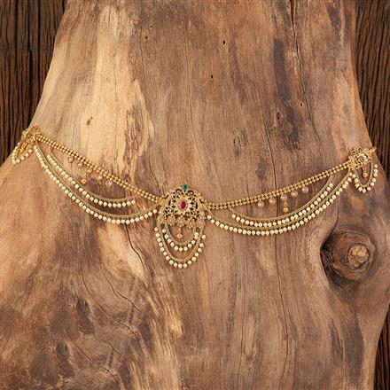 Antique Moti Belt With Gold Plating