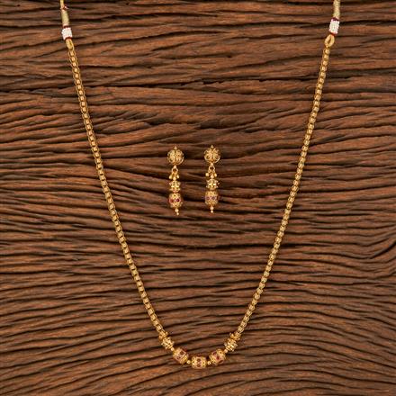 Antique Mala Necklace With Gold Plating