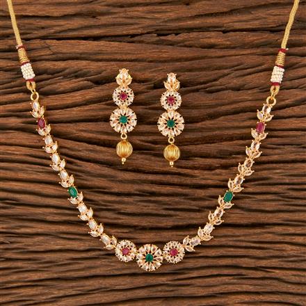 Antique Delicate Necklace With Gold Plating