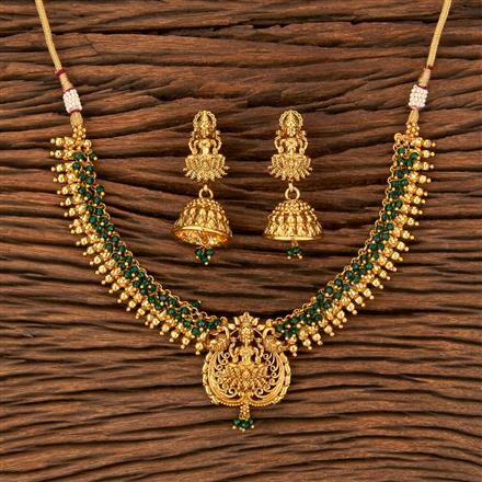 Antique South Indian Necklace With Gold Plating