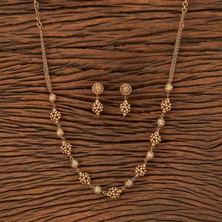 Antique Classic Mala Necklace With Gold Plating