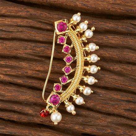 Antique Maharashtrian Nath With Gold Plating