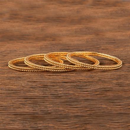 Antique Delicate Bangles With Gold Plating