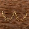 Antique Plain Gold Ear Chain With Gold Plating