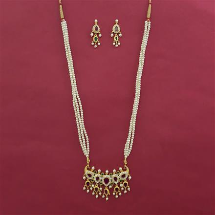 Antique Birds Pendant Set with Gold Plating