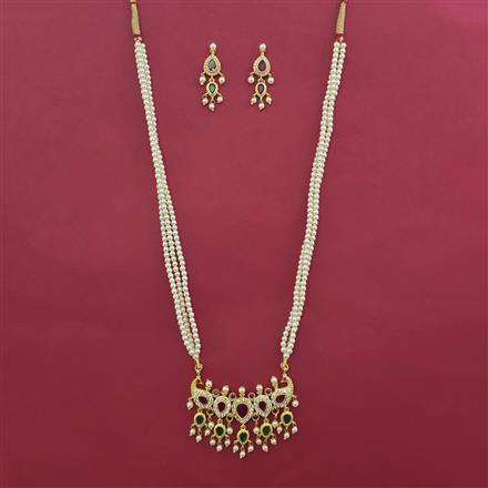 Antique Birds Pendant Set with Gold Plating