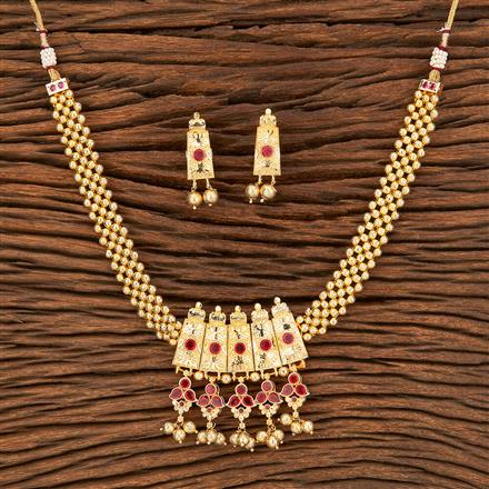 Antique Choker Necklace With Gold Plating
