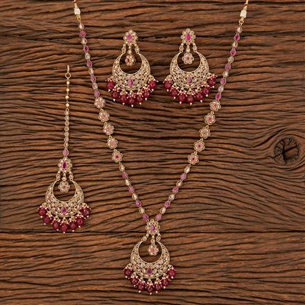 Antique Moti Necklace With Gold Plating