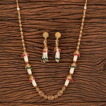 Antique Mala Necklace With Gold Plating