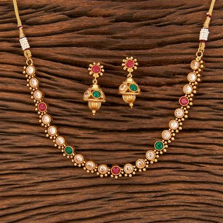 Antique Delicate Necklace With Gold Plating