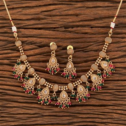 Antique Delicate Necklace With Gold Plating