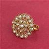 Antique Adjustable Ring With Gold Plating