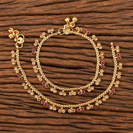 Antique Baby Payal With Gold Plating