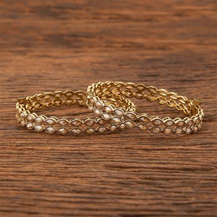 Antique Openable Bangles With Mehndi Plating