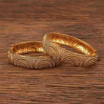 Antique Openable Bangles With Gold Plating