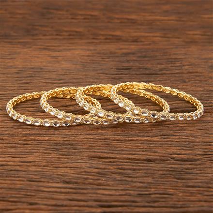 Antique Delicate Bangles With Gold Plating