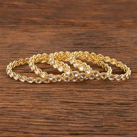 Antique Delicate Bangles With Gold Plating
