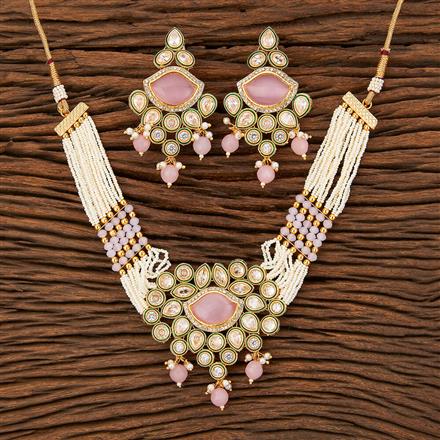 Antique Choker Necklace With Gold Plating