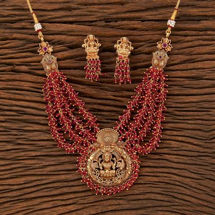 Antique Temple Necklace With Gold Plating