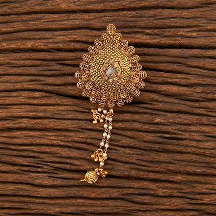 Antique Classic Hair Brooch With Gold Plating