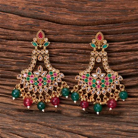 Antique Long Earring With Gold Plating