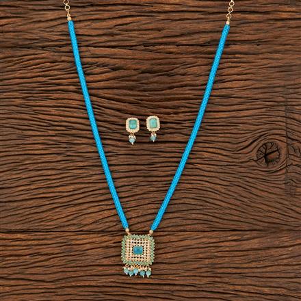 Antique Mala Pendant Set With Gold Plating