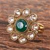 Antique Adjustable Ring With Mehndi Plating