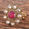 Antique Adjustable Ring With Mehndi Plating