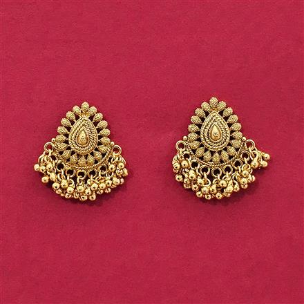 Antique Moti Earring With Gold Plating