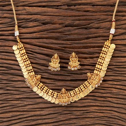 Antique Temple Necklace With Gold Plating