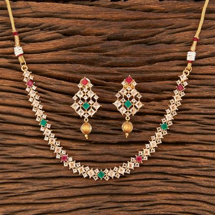 Antique Delicate Necklace With Gold Plating